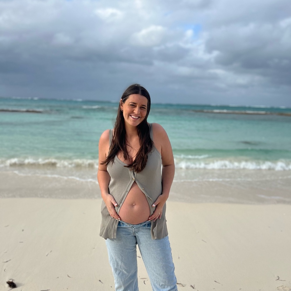 Legoe Button-Down Tank Top maternity
